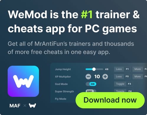 MrAntiFun, PC Video Game Trainers, Cheats and mods